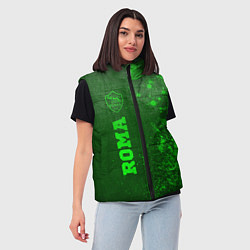 Женский жилет Roma - green gradient по-вертикали, цвет: 3D-черный — фото 2