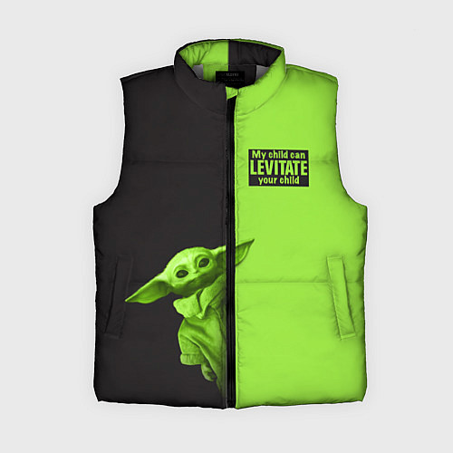 Женский жилет Child Grogu / 3D-Светло-серый – фото 1