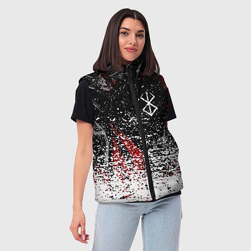 Женский жилет Berserk 1997 / 3D-Светло-серый – фото 3