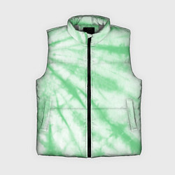 Женский жилет Салатовый тай дай