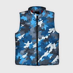 Женский жилет Синий армейский камуфляж