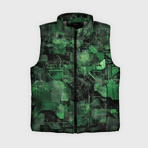 Женский жилет Высокотехнологичный камуфляж / 3D-Светло-серый – фото 1