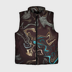 Женский жилет Волна безумия, цвет: 3D-черный
