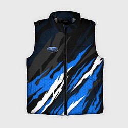 Женский жилет Субару - черно-синий