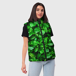 Женский жилет Базилик зеленый, цвет: 3D-красный — фото 2