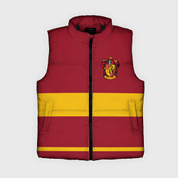 Женский жилет Гарри Поттер Гриффиндор, цвет: 3D-черный