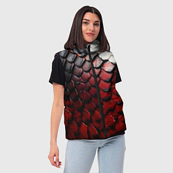 Женский жилет Змеиная броня, цвет: 3D-светло-серый — фото 2