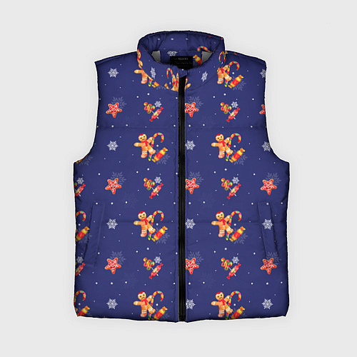 Женский жилет Сладости и снег / 3D-Светло-серый – фото 1