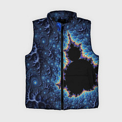 Женский жилет Психоделика абстракця, цвет: 3D-черный