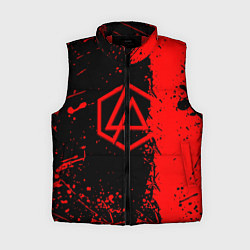 Женский жилет Linkin park краски всплеск текстура