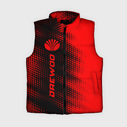 Женский жилет Daewoo - red gradient по-вертикали, цвет: 3D-черный