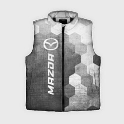 Женский жилет Mazda - grey gradient по-вертикали, цвет: 3D-черный