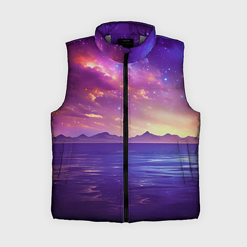 Женский жилет Волшебная галактика / 3D-Светло-серый – фото 1