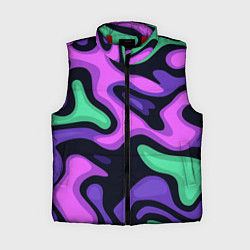 Женский жилет Разноцветный эмоциональный камуфлляж