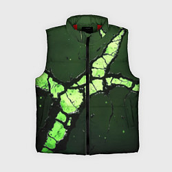 Женский жилет Объемный разлом плиты, цвет: 3D-красный