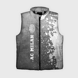 Женский жилет AC Milan - grey gradient по-вертикали, цвет: 3D-черный