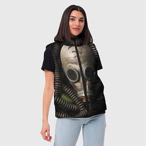 Женский жилет Авто рожденные в СССР / 3D-Черный – фото 3