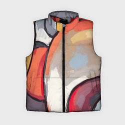 Женский жилет Абстракция с кругами