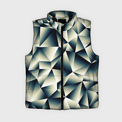 Женский жилет Осколки льда, цвет: 3D-черный