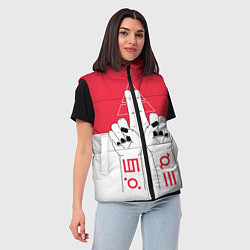 Женский жилет 30 Seconds to Mars poster, цвет: 3D-красный — фото 2
