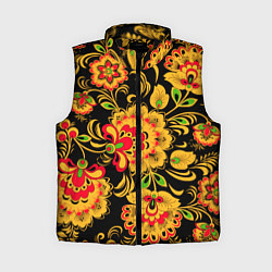 Женский жилет Хохлома - роспись