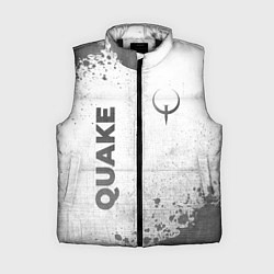 Женский жилет Quake - white gradient вертикально, цвет: 3D-черный