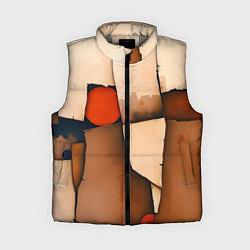 Женский жилет Фрагментированная композиция