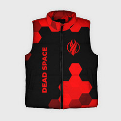 Женский жилет Dead Space - red gradient вертикально, цвет: 3D-черный