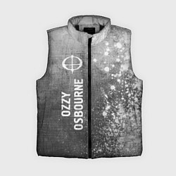 Женский жилет Ozzy Osbourne - grey gradient по-вертикали, цвет: 3D-черный