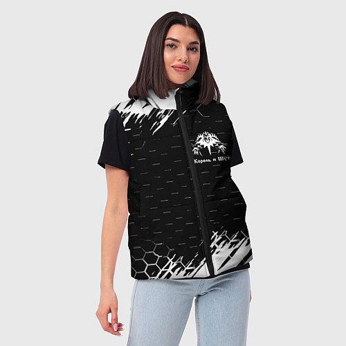 Женский жилет Король и шут краски броня / 3D-Светло-серый – фото 3