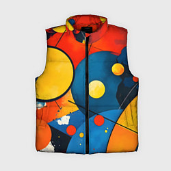 Женский жилет Динамичный красочный паттерн