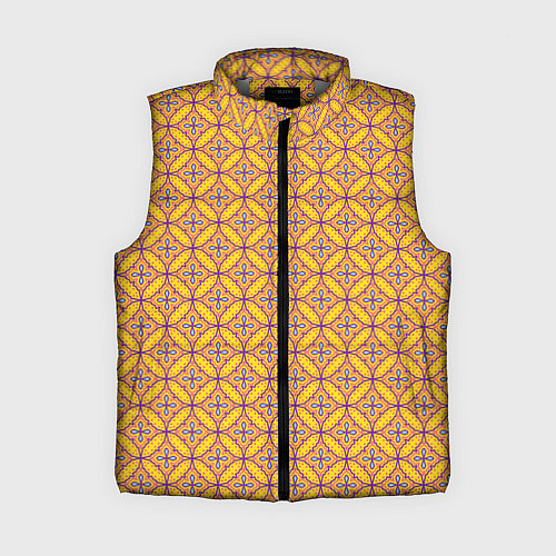 Женский жилет Красочный орнамент в восточном стиле / 3D-Светло-серый – фото 1