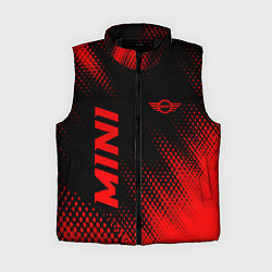 Женский жилет Mini - red gradient вертикально, цвет: 3D-черный