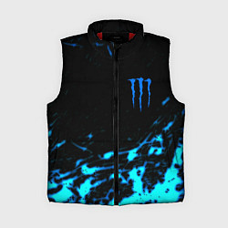 Женский жилет Monster energy голубые краски