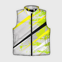 Женский жилет Color white light green