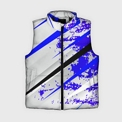 Женский жилет Color white blue, цвет: 3D-черный