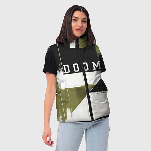 Женский жилет Doom The Dark Ages / 3D-Черный – фото 3