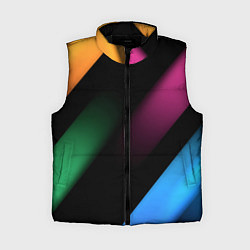 Женский жилет Multicoloured, цвет: 3D-черный