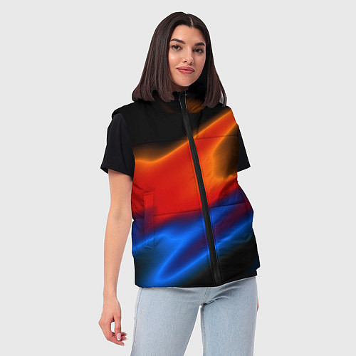 Женский жилет Multicoloured / 3D-Черный – фото 3