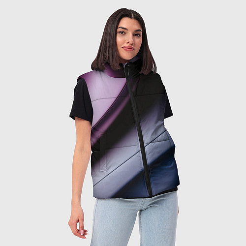Женский жилет Multicoloured / 3D-Черный – фото 3