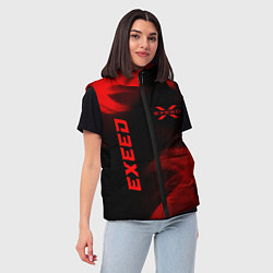 Женский жилет Exeed - red gradient вертикально, цвет: 3D-черный — фото 2