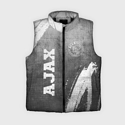Женский жилет Ajax - grey gradient вертикально, цвет: 3D-черный
