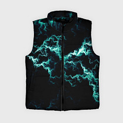 Женский жилет Lightning light blue glow