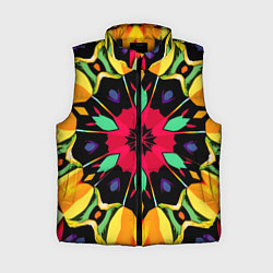 Женский жилет Салатовый калейдоскоп