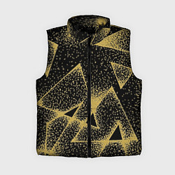 Женский жилет Triangle yellow with dots