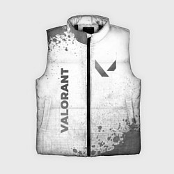 Женский жилет Valorant - white gradient вертикально, цвет: 3D-черный