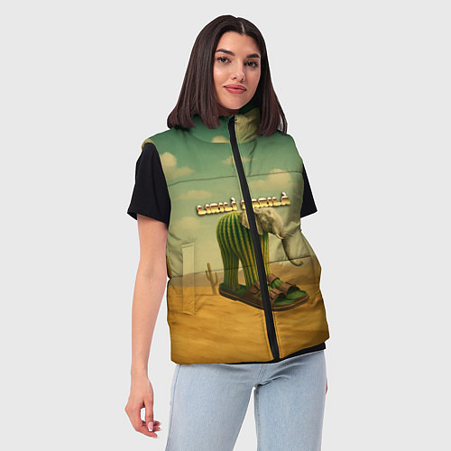 Женский жилет Lirili Larila мем / 3D-Черный – фото 3