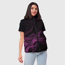 Женский жилет Color smoke pink, цвет: 3D-черный — фото 2