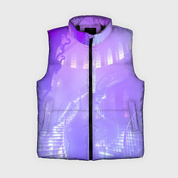 Женский жилет Лавандовые прозрачные лестницы