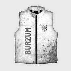 Женский жилет Burzum - white gradient вертикально, цвет: 3D-черный